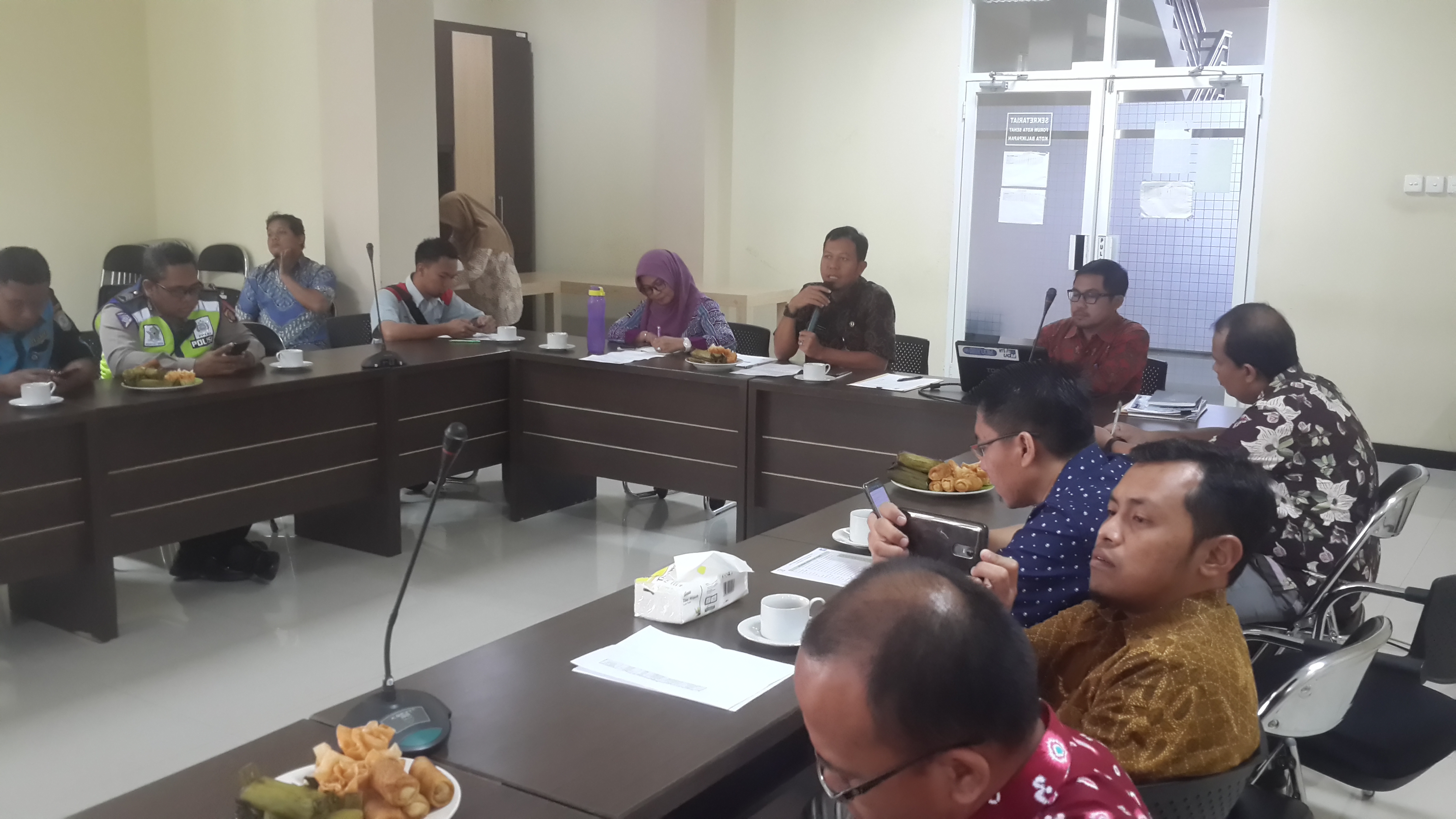 Rapat Koordinasi Persiapan  Uji Petik (Spot Check) Emisi Kendaraan Bermotor.