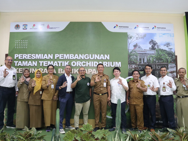 Peresmian Pembangunan Taman Tematik Orchidarium Kebun Raya Balikpapan